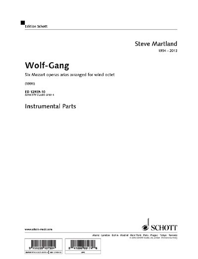 S. Martland: Wolf-Gang