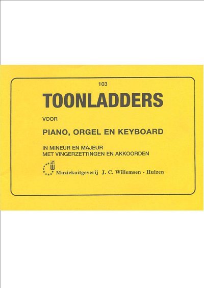 Toonladders Voor Piano ( Orgel/Keyboard ), Org