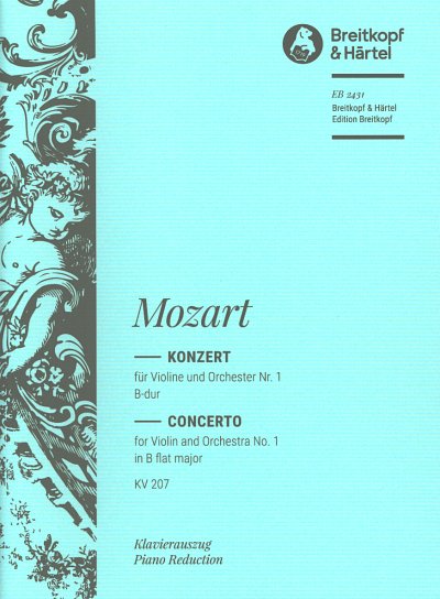 W.A. Mozart: Konzert 1 B-Dur Kv 207 - Vl Orch