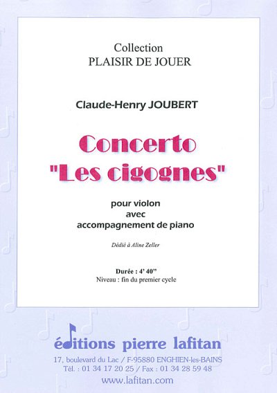 Concerto Les Cigognes, VlKlav (KlavpaSt)