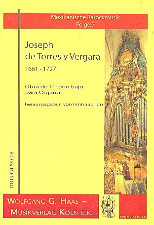 Torres Y. Vergara Joseph De: Obra De 1 Tono Bajo Mexikanisch