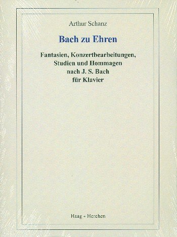 A. Schanz: Bach zu Ehren, Klav (Bu)