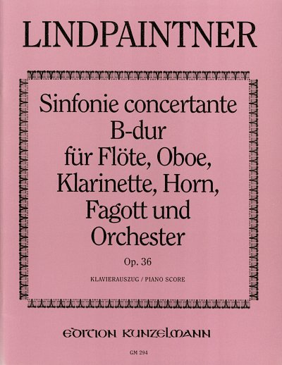 H. Förster et al.: Sinfonie concertante für Flöte, Oboe, Klarinette, Horn, Fagott und Orchester B-Dur op. 36