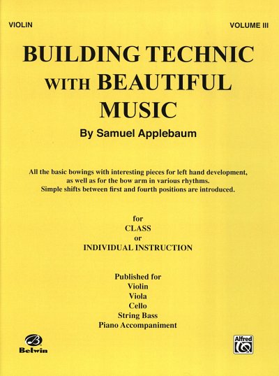S. Applebaum: Building Technic With Beautiful Music 3