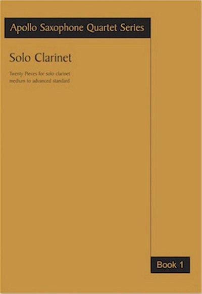 Clarinet Solos Book 1, Klar