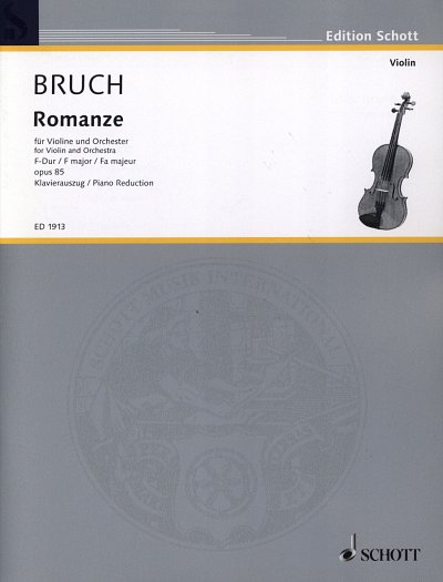M. Bruch: Romanze F-Dur op. 85 , VlOrch (KASt)