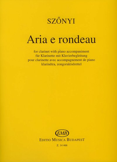 E. Szőnyi: Aria e rondeau
