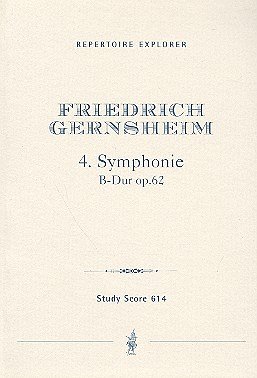 F. Gernsheim: Sinfonie B-Dur Nr. 4 op. 62, Sinfo (Stp)