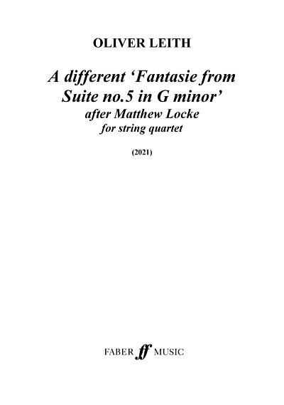 Oliver Leith: A different ‘Fantasie from Suite no.5 in G minor’