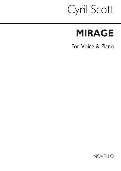 C. Scott: Mirage Op70 No.2 Voice/Piano, GesKlav