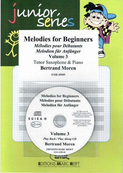 B. Moren: Melodies For Beginners - Volume 3, TsaxKlv (+CD)