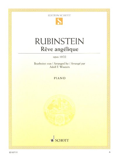 A. Rubinstejn, Grigorjewitsch: Rêve angélique op. 10/22