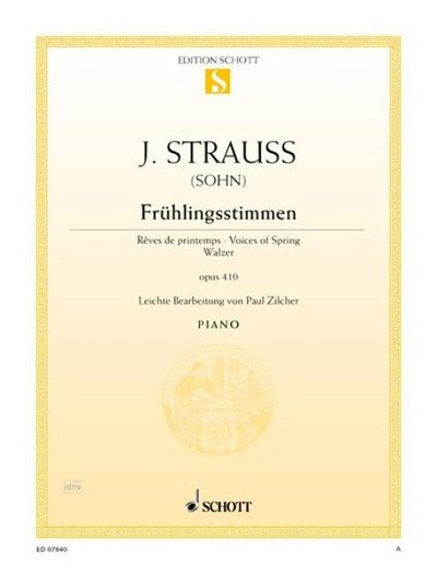 J. Strauß (Sohn): Frühlingsstimmen op. 410 , Klav