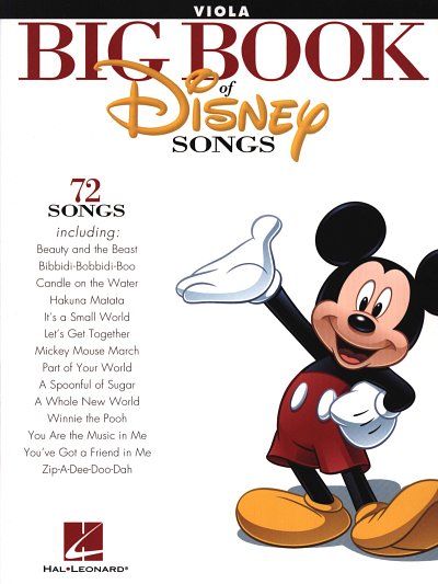 The Big Book Of Disney Songs - Viola