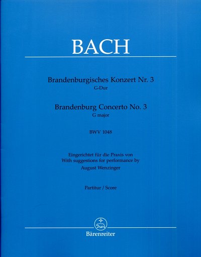J.S. Bach: Brandenburg Concerto no. 3 in G major BWV 1048