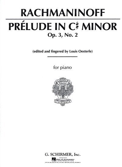 S. Rachmaninow: Prelude in C# Minor, Op. 3, No. 2, Klav
