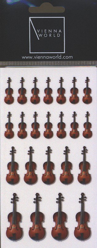 Stickers Geige (Aufkl)