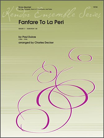 P. Dukas: Fanfare to La Peri, 2TrpHrnPosTb (Pa+St)