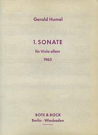 H. Gerald: 1. Sonate (1963), Viola