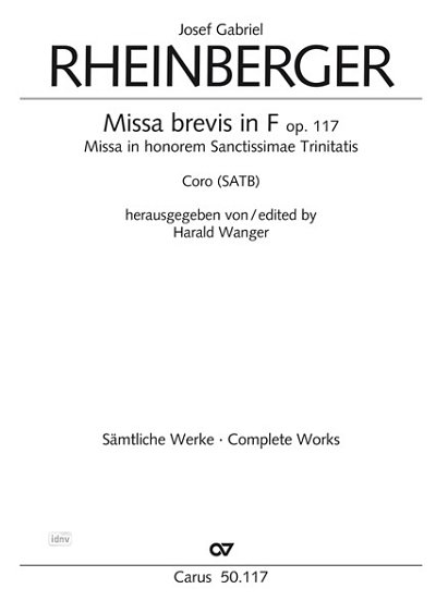 DL: J. Rheinberger: Missa brevis in F F-Dur op. 11, GCh4 (Pa
