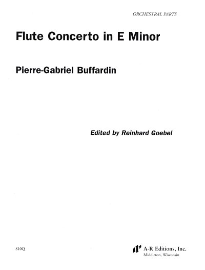 P. Buffardin: Flötenkonzert e-Moll, FlOrch (Part.)