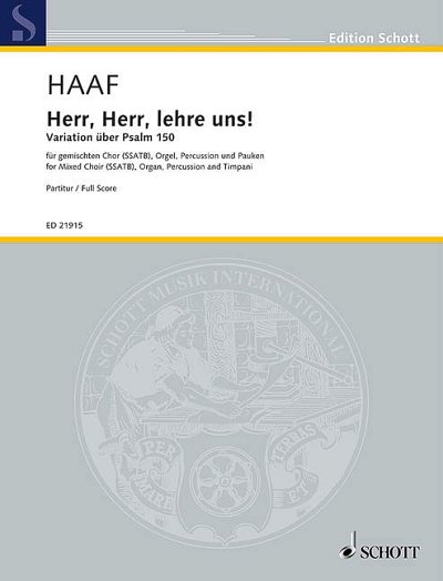 DL: A. Haaf: Herr, Herr, lehre uns! (Part.)