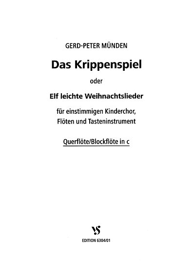 G.P. Münden: Das Krippenspiel, KchFlTast (Fl)