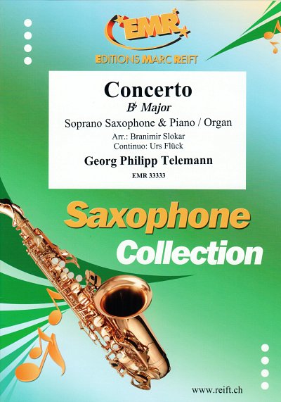 G.P. Telemann: Concerto Bb Major, SsaxKlav/Org