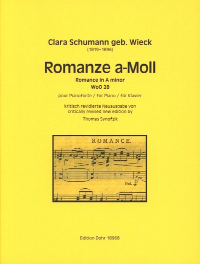 C. Schumann: Romanze a-Moll WoO 28, Klav