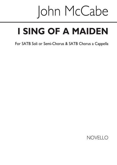 J. McCabe: I Sing Of A Maiden, GchKlav (Chpa)