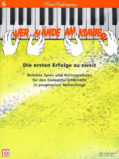H. Bodenmann: Vier Hände am Klavier 6, Klav4m (Sppa)