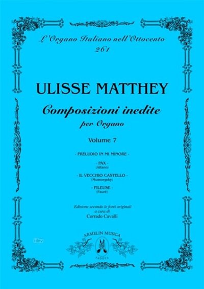 Opere Inedite Per Organo, Vol. 7, Org