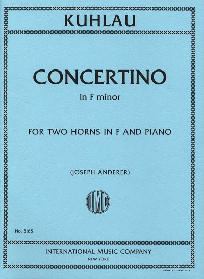 Concertino F Minor (Bu)