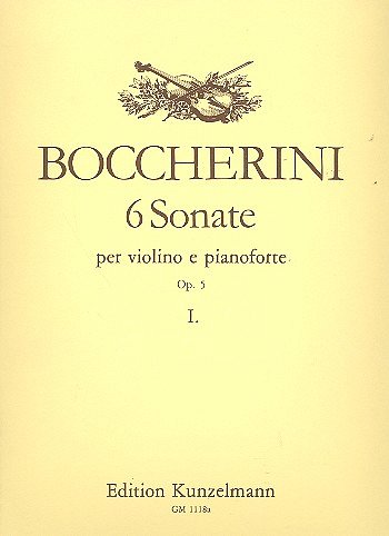L. Boccherini: 6 Sonaten für Violine und , VlKlav (KlavpaSt)