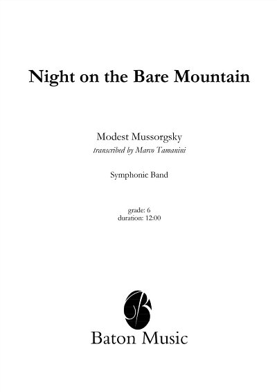 M. Mussorgski: Night on the Bare Mountain, Blaso (Pa+St)