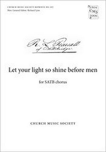 R. L. de Pearsall: Let your light so shine before, Ch (Chpa)