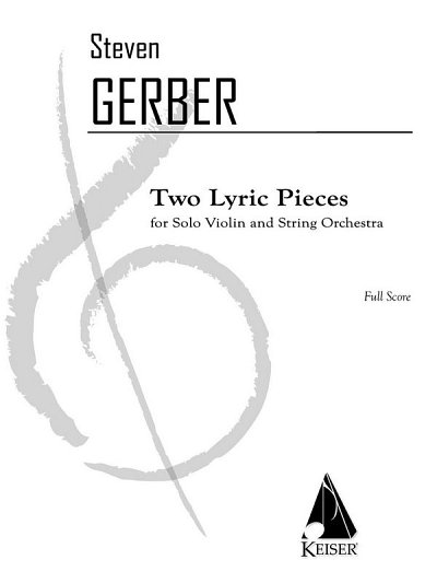 2 Lyric Pieces for Solo Violin and String Or, VlStro (Part.)
