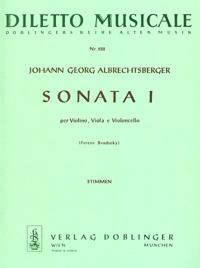 J.G. Albrechtsberger: Sonata I in c