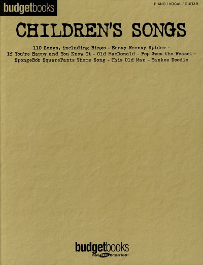 Budgetbooks: Children's Songs, GesKlavGit
