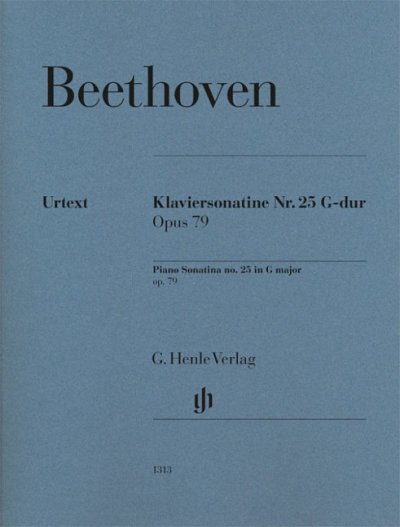 L. v. Beethoven: Klaviersonatine Nr. 25 op. 79, Klav