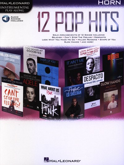 12 Pop Hits (Horn), Hrn (+Audiod)