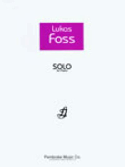 L. Foss: Solo for Piano, Klav