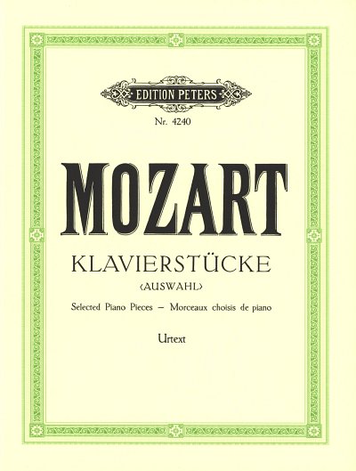 W.A. Mozart: Klavierstücke, Klav