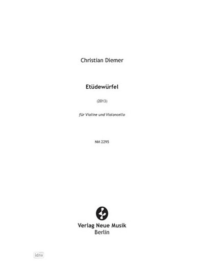 D. Christian: Etuedewuerfel Violine und Viol., Violine, Viol
