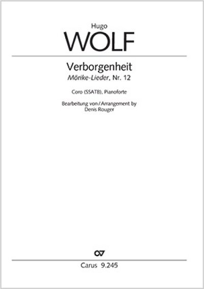 H. Wolf: Verborgenheit Es-Dur, GchKlav (Part.)