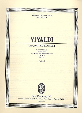 A. Vivaldi: Concerto F-Dur Op 8/3 Rv 293 P 257 Der Herbst