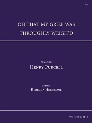 H. Purcell: Oh that my grief was through, 3GesBassBc (Part.)