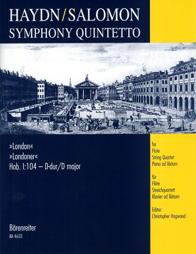 J. Haydn: Symphony Quintetto für Flöte, Streichquart (Pa+St)