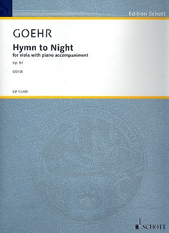 A. Goehr: Hymn to night op 87, VlaKlav (Pa+St)