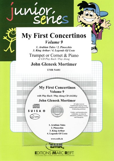 J.G. Mortimer: My First Concertinos Volum, Trp/KrnKlav (+CD)